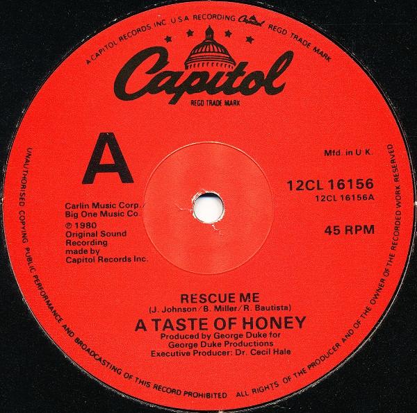 A Taste Of Honey - Rescue Me