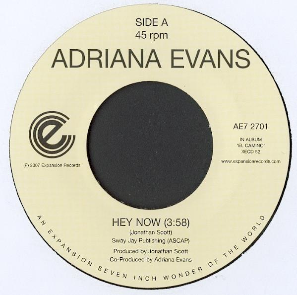 Adriana Evans - Hey Now / Undercover