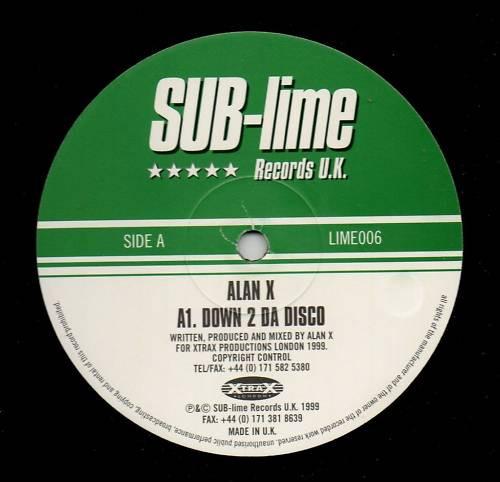 Alan X - Down 2 Da Disco