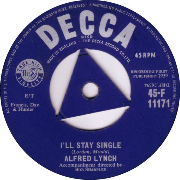 Alfred Lynch - I'll Stay Single