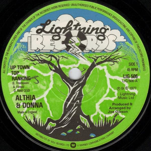 Althea & Donna, The Mighty Two - Up Town Top Ranking / Calico Suit