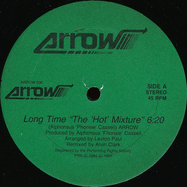 Arrow (2) - Long Time (The 'Hot' Mixture) / Hot, Hot, Hot (Hotter Mix '84) / Columbia Rock
