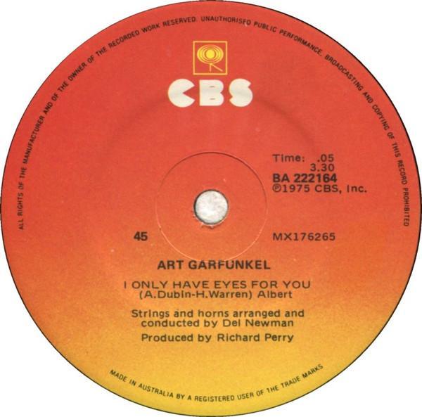 Art Garfunkel - I Only Have Eyes For You