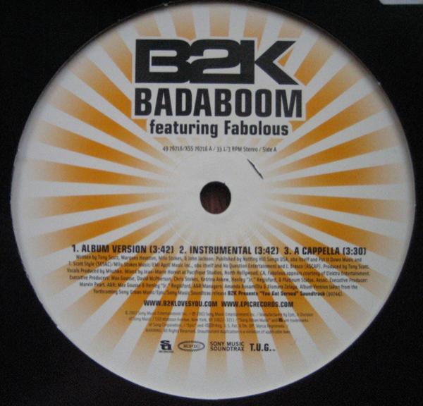 B2K - Badaboom / Take It To The Floor