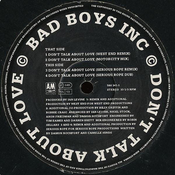 Bad Boys Inc. - Don't Talk About Love