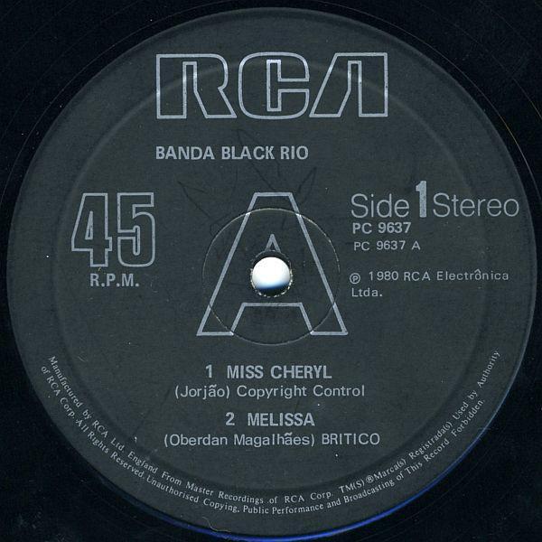 Banda Black Rio - Miss Cheryl