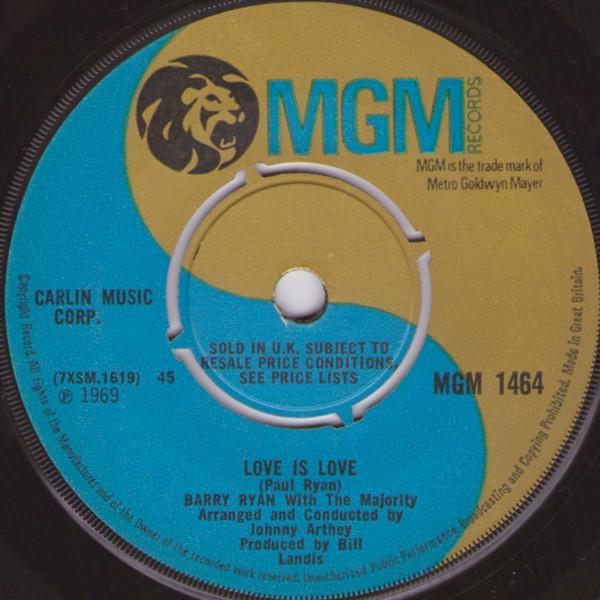 Barry Ryan - Love Is Love