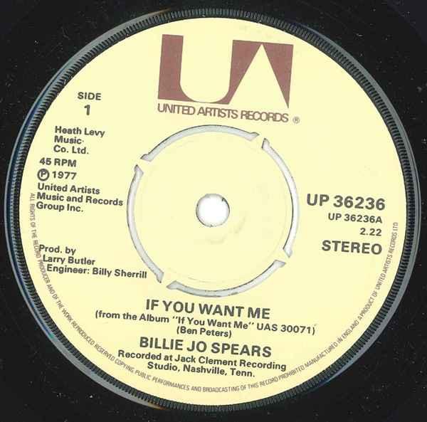 Billie Jo Spears - If You Want Me