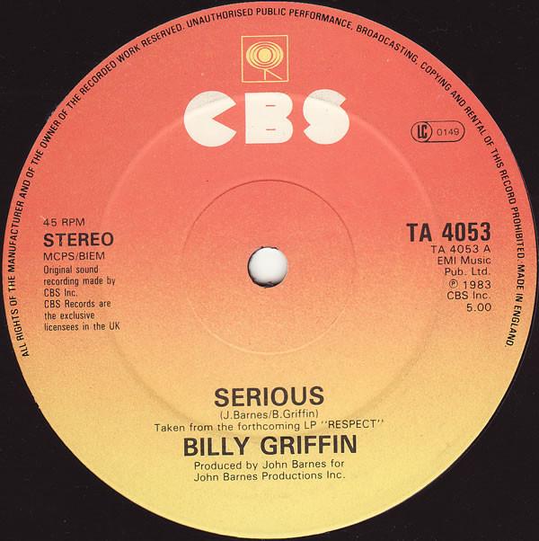 Billy Griffin - Serious
