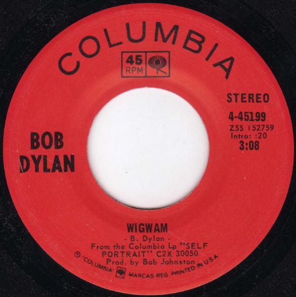 Bob Dylan - Wigwam / Copper Kettle (The Pale Moonlight)