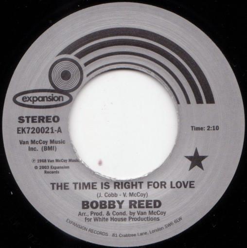 Bobby Reed - The Time Is Right For Love / If I Don't Love You