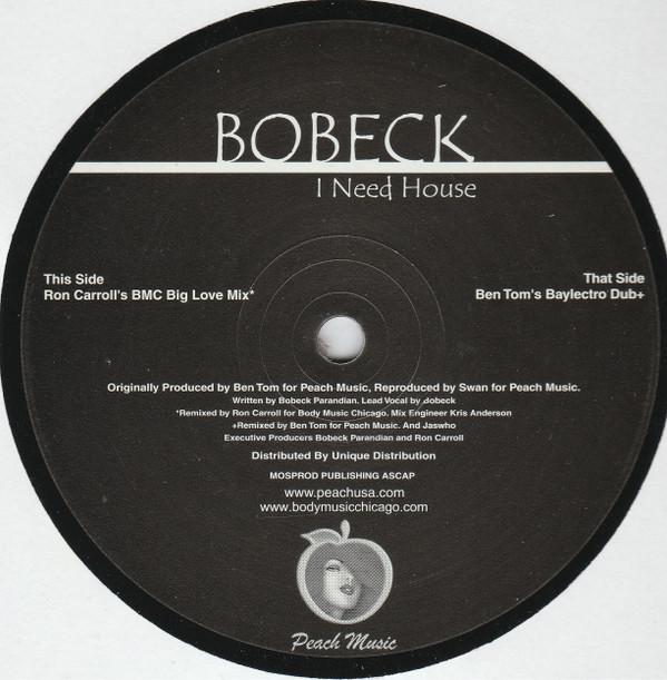 Bobeck - I Need House