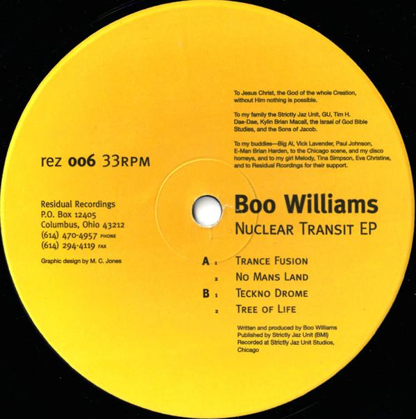 Boo Williams - Nuclear Transit EP