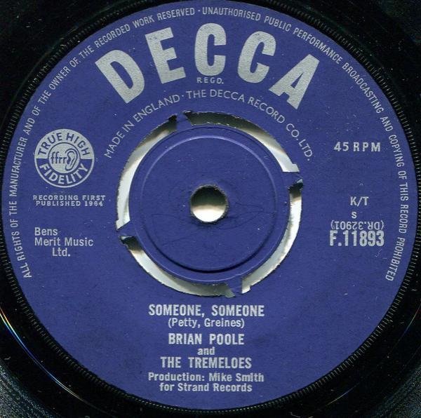 Brian Poole & The Tremeloes - Someone, Someone