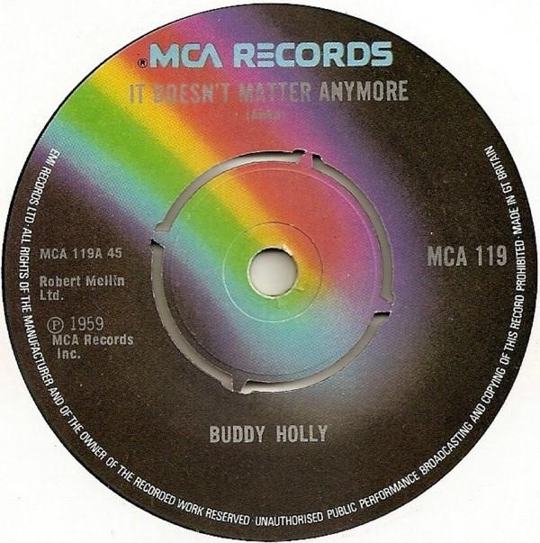 Buddy Holly - It Doesn't Matter Anymore