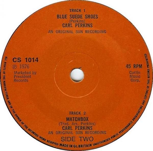Carl Perkins - Blue Suede Shoes / Matchbox