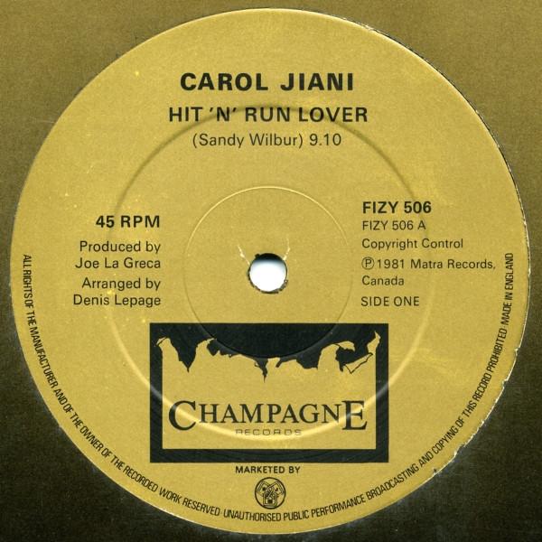 Carol Jiani - Hit 'N' Run Lover