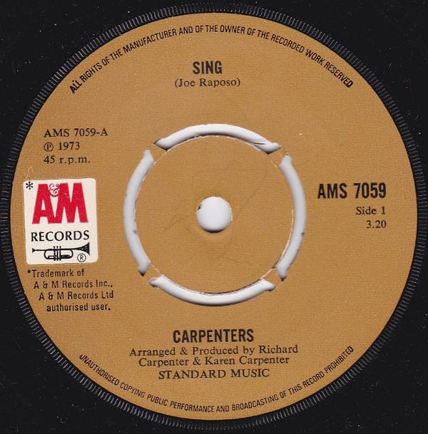 Carpenters - Sing