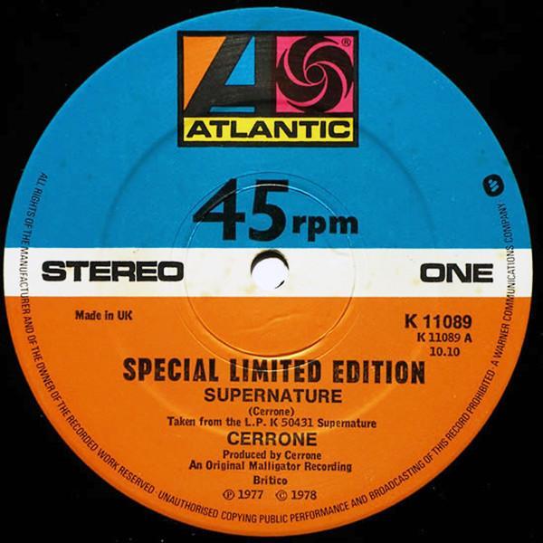 Cerrone - Supernature / Give Me Love