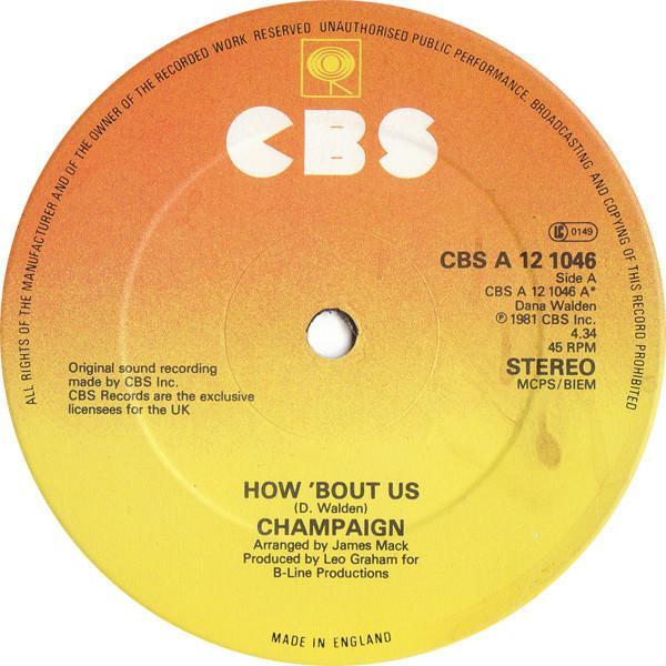 Champaign - How 'Bout Us