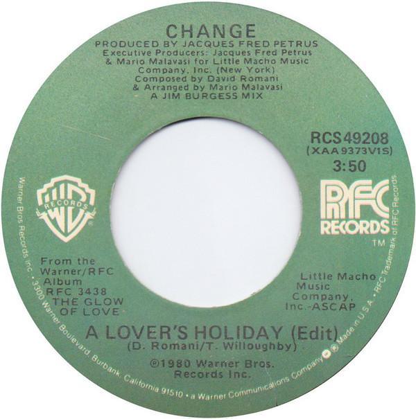 Change - A Lover's Holiday