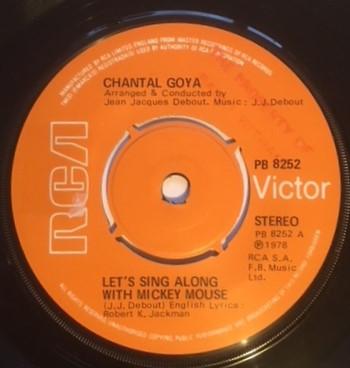 Chantal Goya - Let's Sing Along With Mickey Mouse