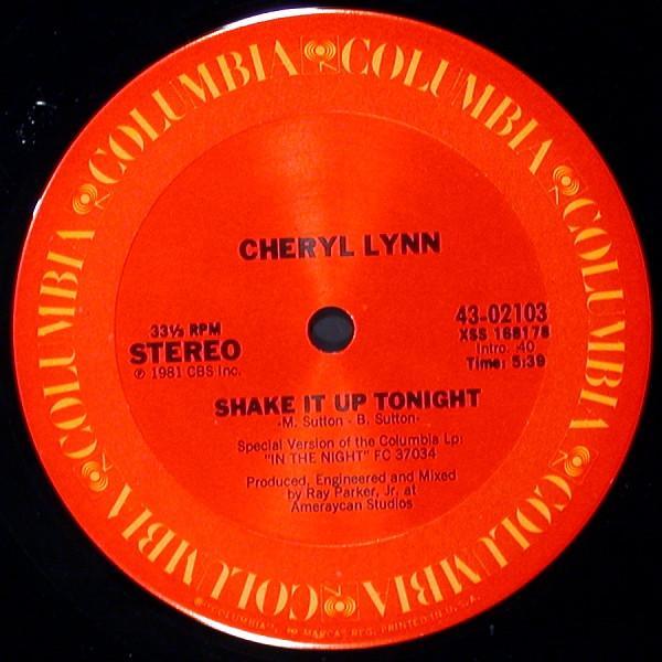 Cheryl Lynn - Shake It Up Tonight