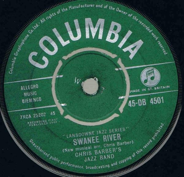 Chris Barber's Jazz Band - Swanee River / Bohemian Rag