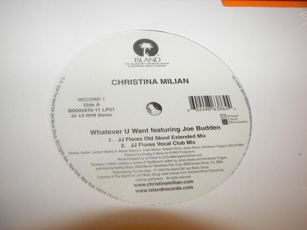 Christina Milian, Joe Budden - Whatever U Want (Dance Remixes)
