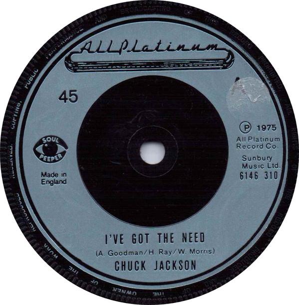 Chuck Jackson - I've Got The Need