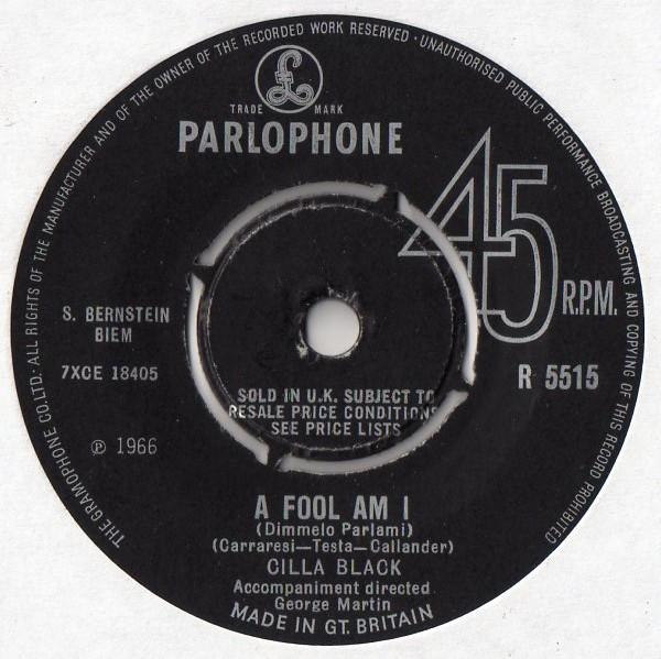 Cilla Black - A Fool Am I (Dimmelo Parlami)