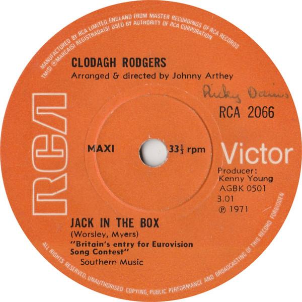 Clodagh Rodgers - Jack In The Box