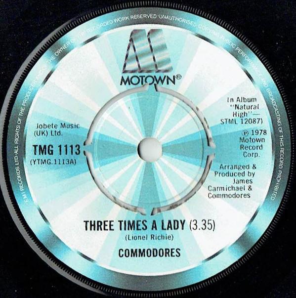 Commodores - Three Times A Lady