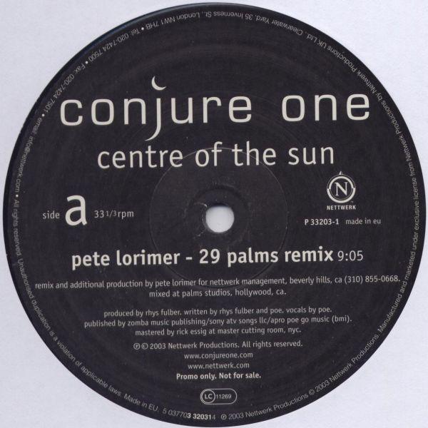 Conjure One - Centre Of The Sun