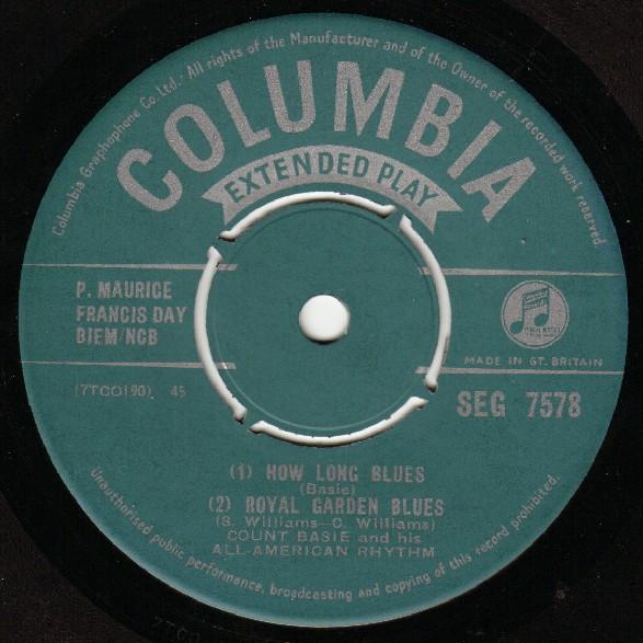 Count Basie And His All-American Rhythm Section - Blues By Basie