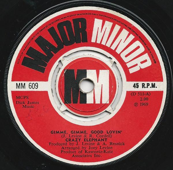 Crazy Elephant - Gimme Gimme Good Lovin' / Dark Part Of My Mind