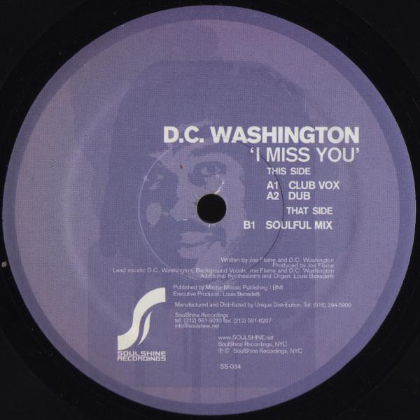 D.C. Washington - I Miss You