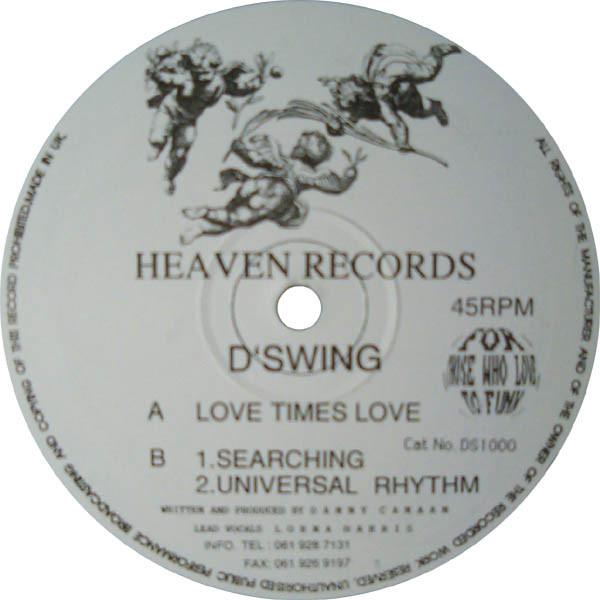 D'Swing - Love Times Love / Searching / Universal Rhythm