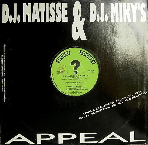DJ Matisse (2), Miki Giorgi - Appeal