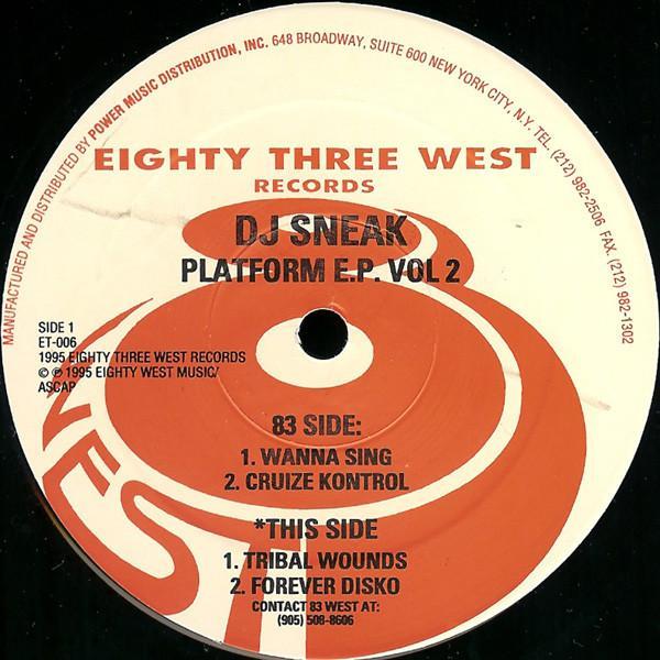 DJ Sneak - Platform E.P. Vol 2