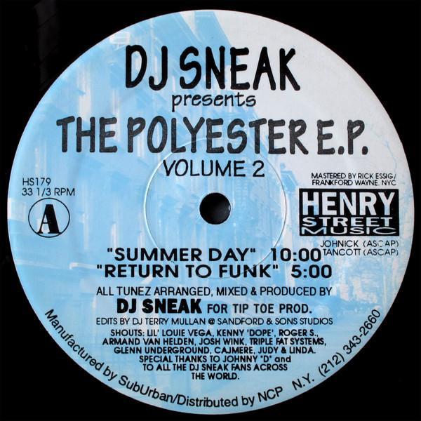 DJ Sneak - The Polyester E.P. Volume 2