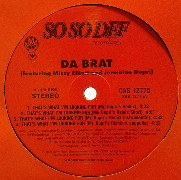 Da Brat - That's What I'm Looking For (Mr. Dupri's Remix)
