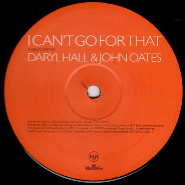 Daryl Hall & John Oates - I Can't Go For That