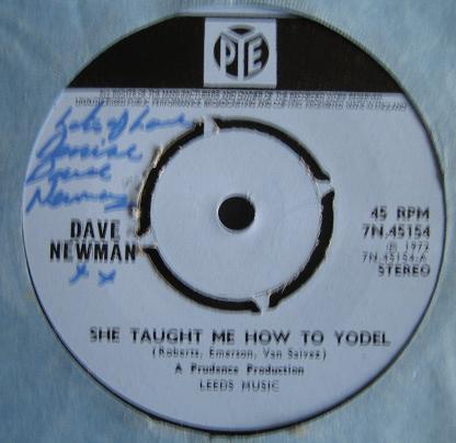 Dave Newman  - She Taught Me How To Yodel