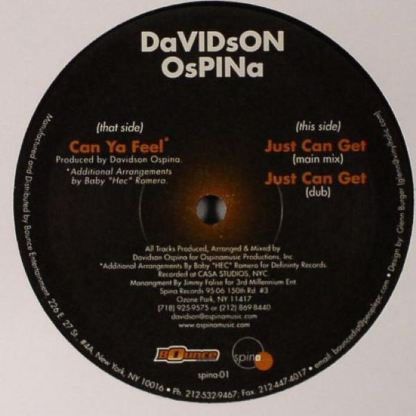 Davidson Ospina - Can Ya Feel / Just Can Get