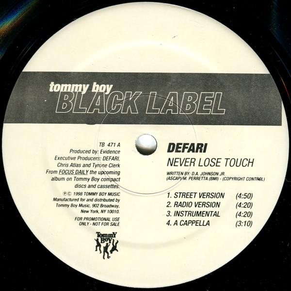 Defari - Never Lose Touch / People's Choice
