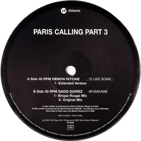 Demon Ritchie, David Duriez - Paris Calling Part 3