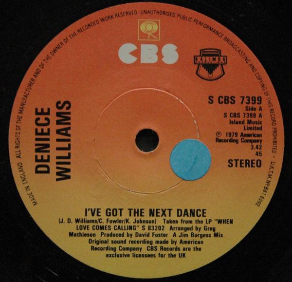 Deniece Williams - I've Got The Next Dance