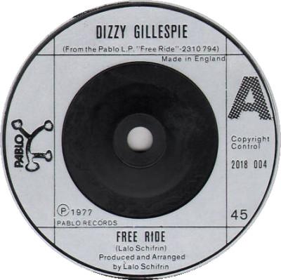 Dizzy Gillespie - Free Ride / Unicorn