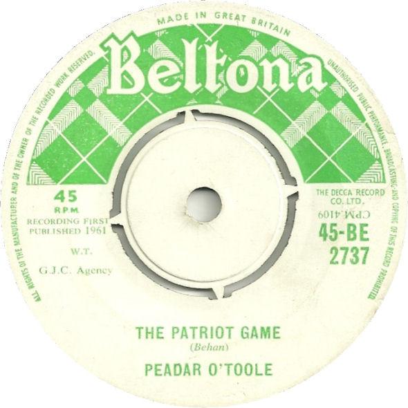 Dominic Behan - The Patriot Game